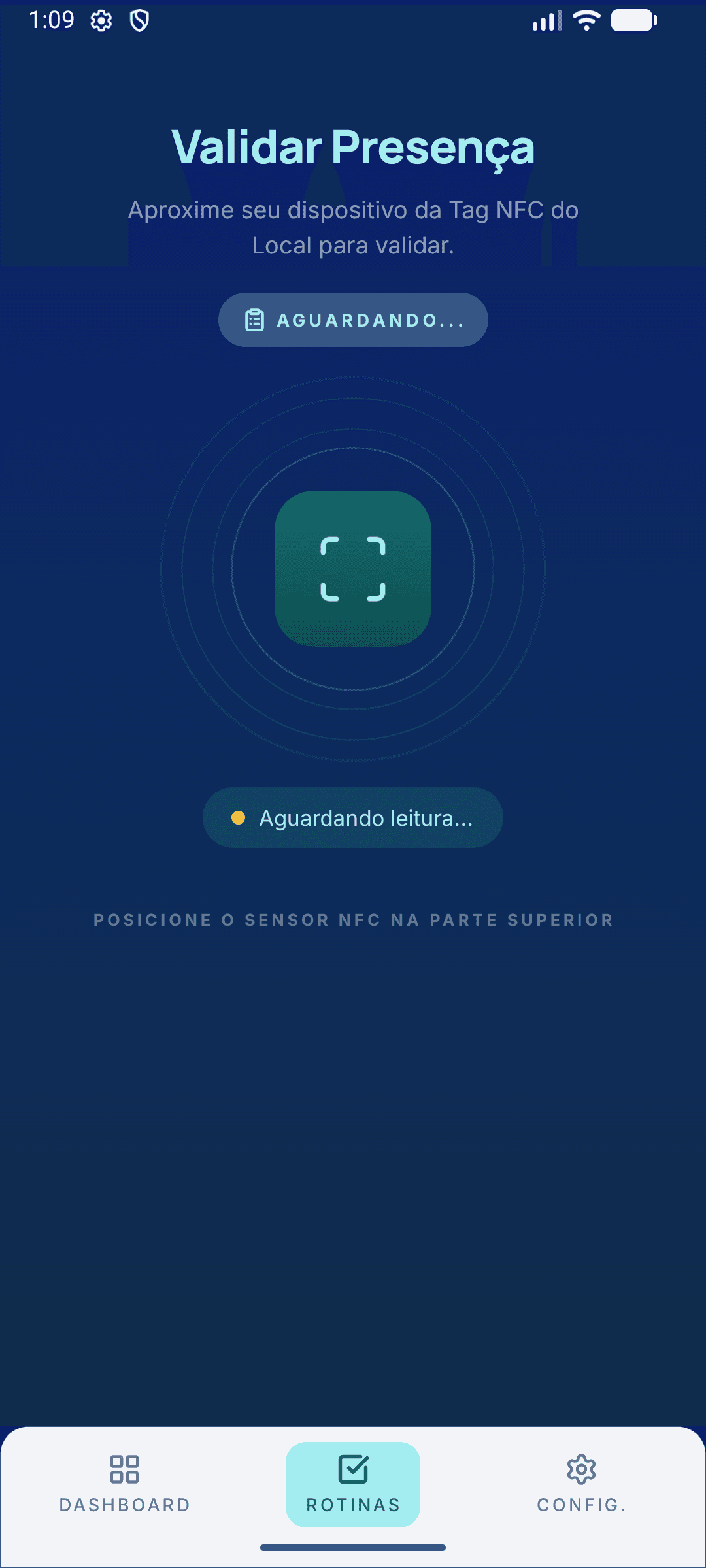 Validar Presença NFC